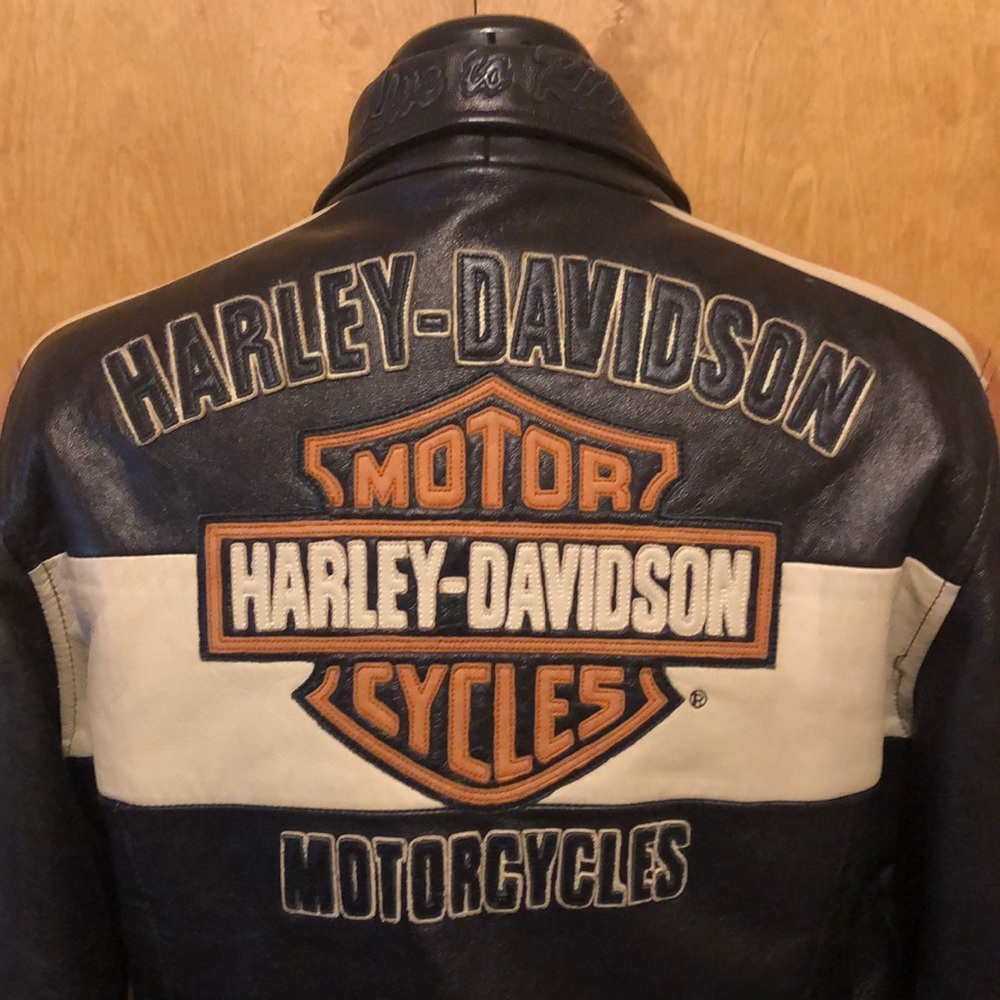 Distressed Harley-Davidson Leather Jacket